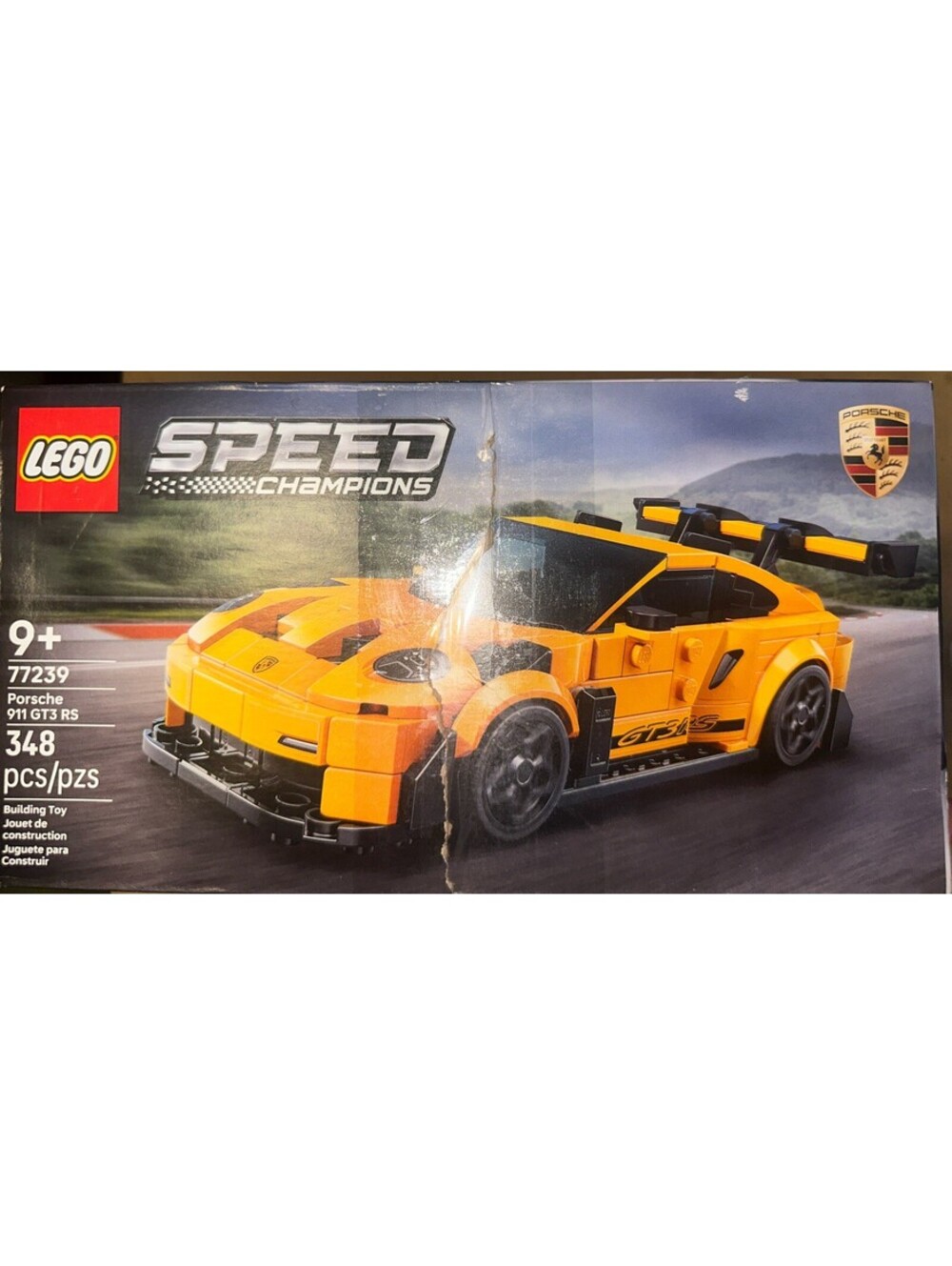 LEGO 77239 Speed Champions Porsche 911 GT3 RS Super Car New Damaged Box FreeShip